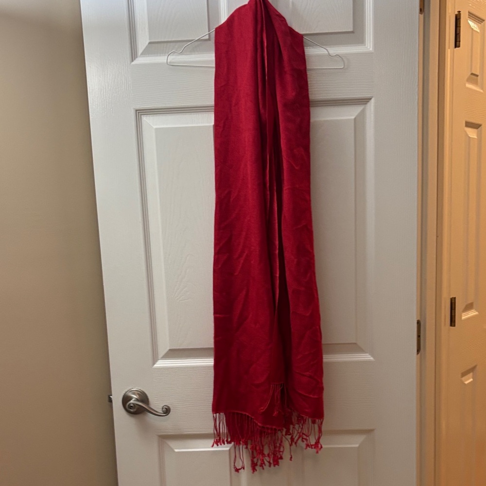 Bloomingdale's Vibrant Red Curtain